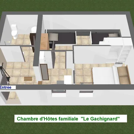 D'hotes Le Gachignard 3* Courlay